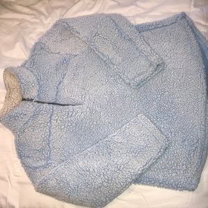 Green Tea Sherpa Cozy Pullover